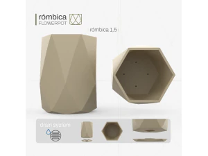 Rmbica Flowerpot 3D Print Model