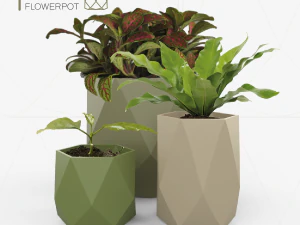 Rmbica Flowerpot 3D Print Model