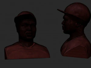 50cent 3D Print Model