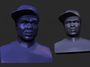 50cent 3D Print Model