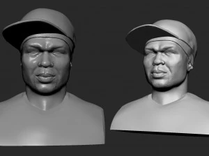 50cent 3D Print Model