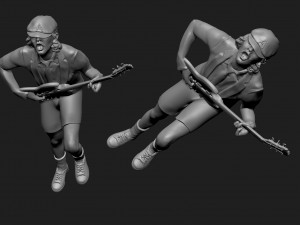 Angus Young rock star 3D Print Model