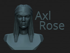 Axl Rose 3D Print Model