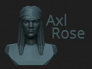 Axl Rose Modelo de Impressão 3D