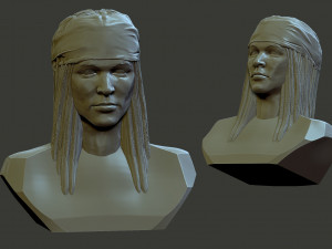 Axl Rose 3D Print Model
