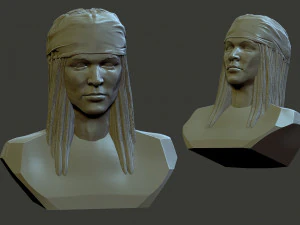 Axl Rose 3D Print Model