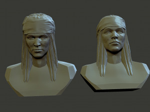 Axl Rose 3D Print Model
