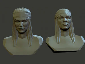 Axl Rose 3D Print Model
