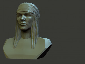 Axl Rose 3D Print Model