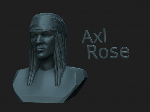 Axl Rose 3D Print Model