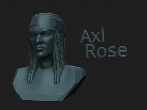 Axl Rose 3D Print Model
