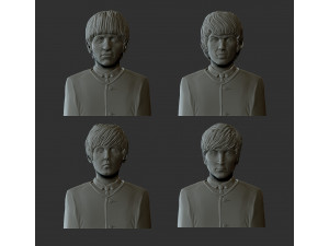 Beatles 3Dプリントモデル