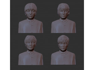 Beatles 3Dプリントモデル