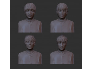 Beatles 3Dプリントモデル