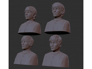 Beatles 3Dプリントモデル