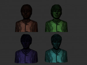 Beatles 3Dプリントモデル