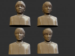 Beatles 3Dプリントモデル
