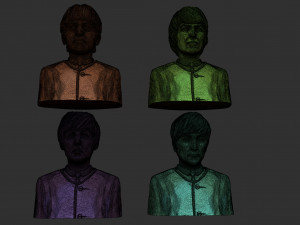 Beatles 3Dプリントモデル