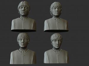 Beatles 3Dプリントモデル