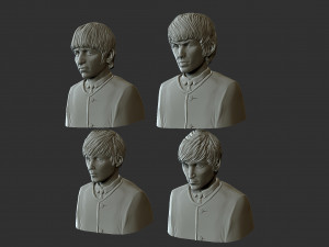 Beatles 3Dプリントモデル