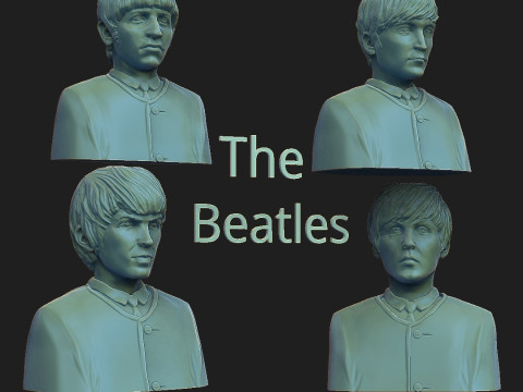 Beatles 3D Print Model