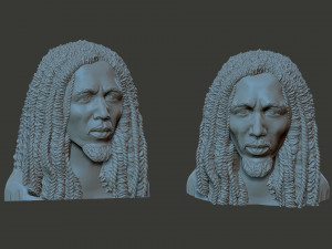 Bob marley Modèles 3D en vedette