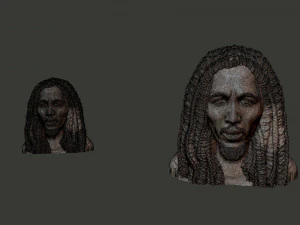 Bob marley 3D Print Model