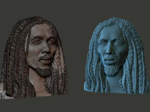 Bob marley 3D Print Model