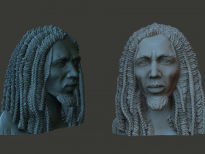 Bob marley Modèles 3D en vedette