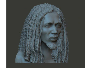 Bob marley 3D Print Model