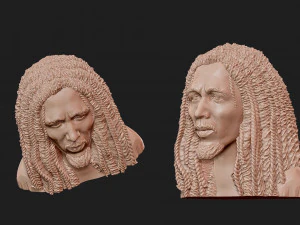 Bob marley 3D Print Model