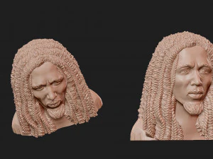 Bob marley 3D Print Model