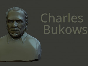 Charles Bukowski 3D Print Model
