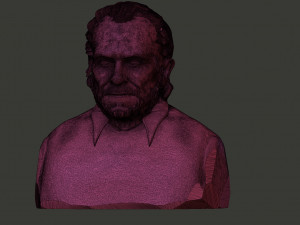 Charles Bukowski 3D Baskı Modeli