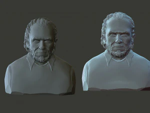 Charles Bukowski 3D Print Model