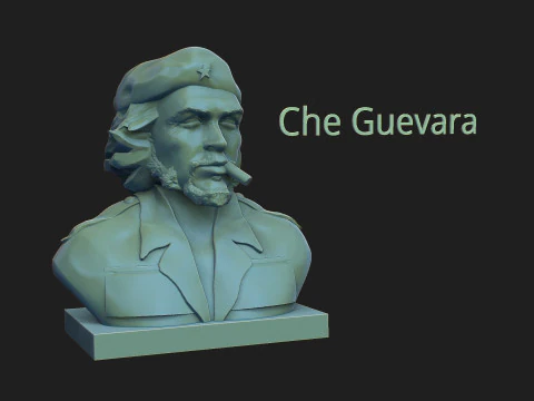 Che Guevary Model do druku 3D