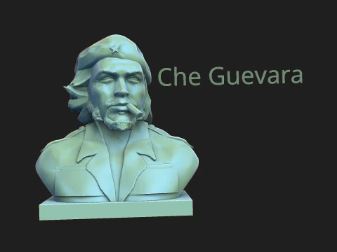 Che Guevara 3D Print Model