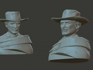 Clint eastwood 3D Принт Модель