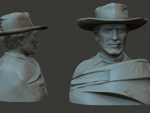 Clint eastwood 3D Принт Модель