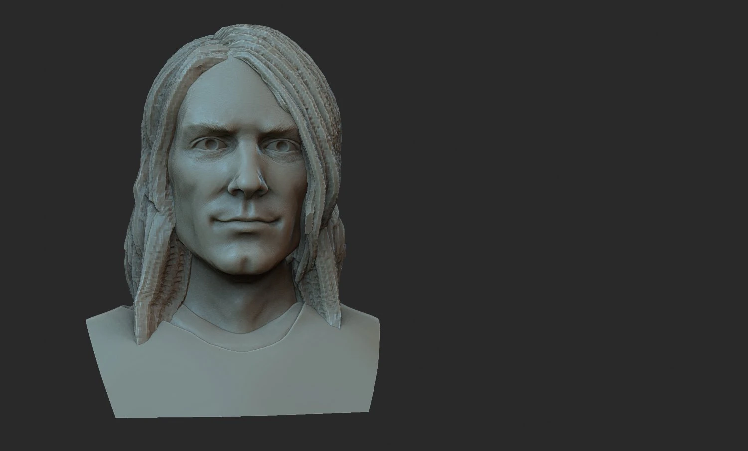 Kurt Cobain 3D Print Model .c4d .max .obj .3ds .fbx .stl .blend 