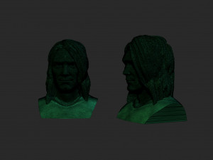 Kurt Cobain 3D प्रिंट मॉडल