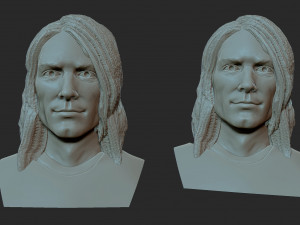 Kurt Cobain 3D प्रिंट मॉडल