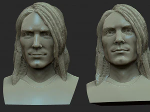 Kurt Cobain 3D Print Model
