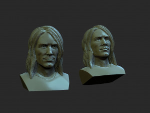 Kurt Cobain 3D प्रिंट मॉडल