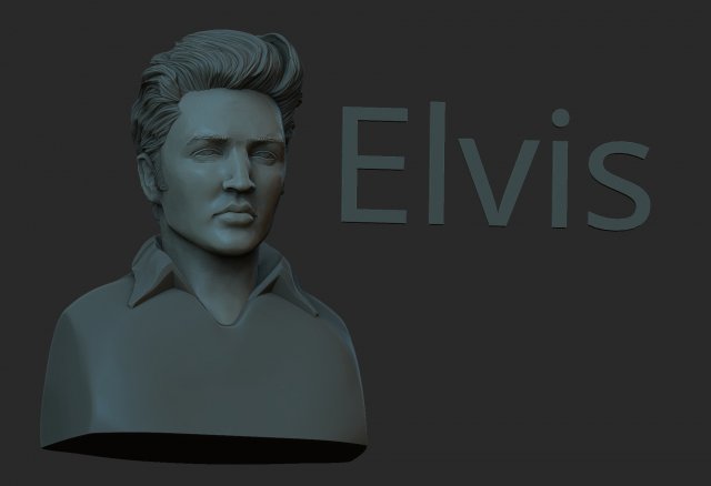 Elvis Presley Modèles 3D en vedette .c4d .max .obj .3ds .fbx .stl .blend 
