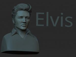 Elvis Presley 3D Baskı Modeli