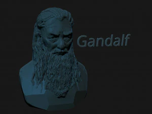 ガンダルフ 3Dプリントモデル