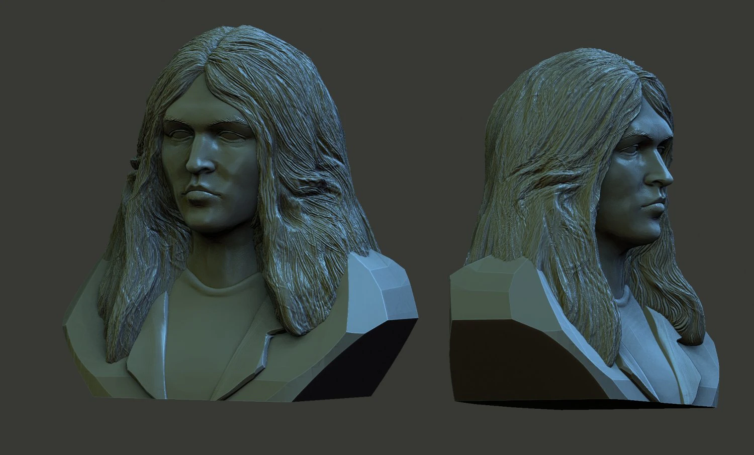 Ian Gillan 3D Print Model .c4d .max .obj .3ds .fbx .stl .blend 
