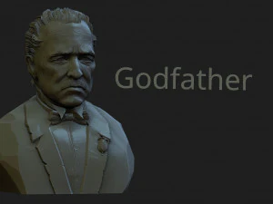 教父 3D 打印模型