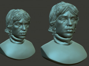 Mick Jagger 3D Print Model